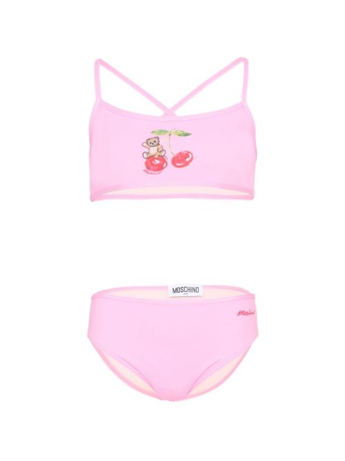 Bikini bambina Moschino rosa MOSCHINO KID-TEEN | HGL00ELKA1151473